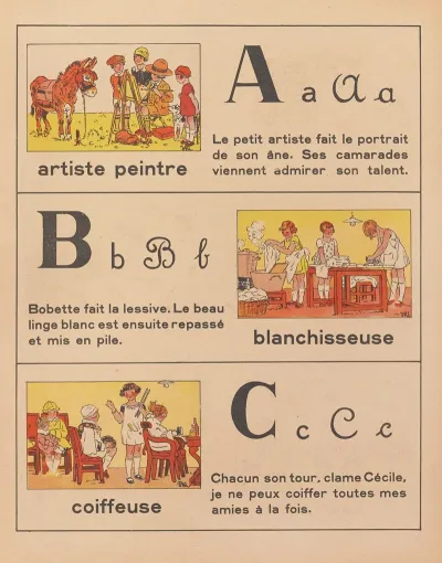 A B C Des Metiers Abecedaire Pl 03