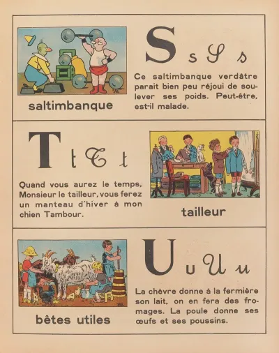 A B C Des Metiers Abecedaire Pl 09