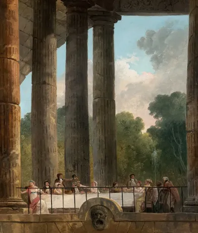 A Banquet In The Ruins Of A Temple