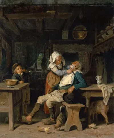 A Barbers Shop In Brittany