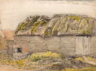 A Barn With A Mossy Roof Shoreham