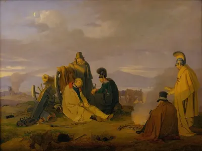 A Battlefield On The Morning After The Battle