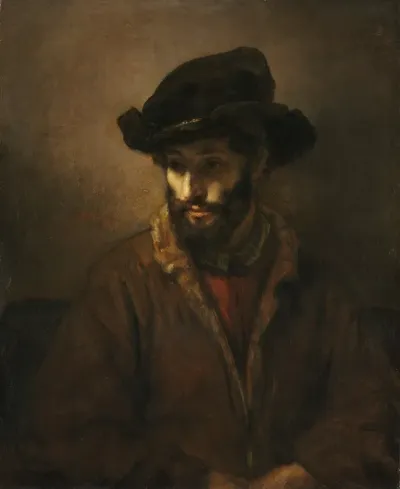 A Bearded Man Wearing A Hat
