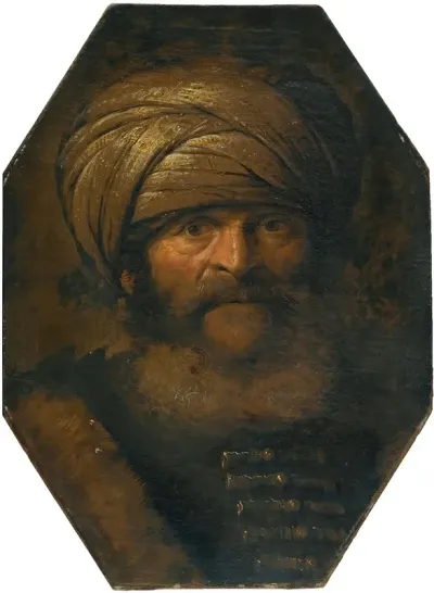 A Bearded Man Wearing A Turban