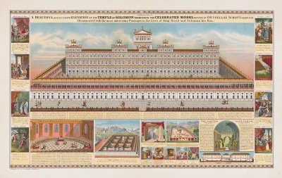 A Beautiful And Accurate Elevation Of The Temple Of Solomon 3
