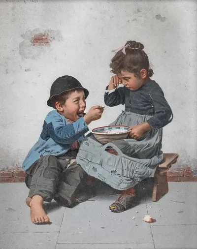 A Bowl With Porridge