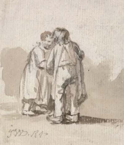A Boy And Girl Conversing