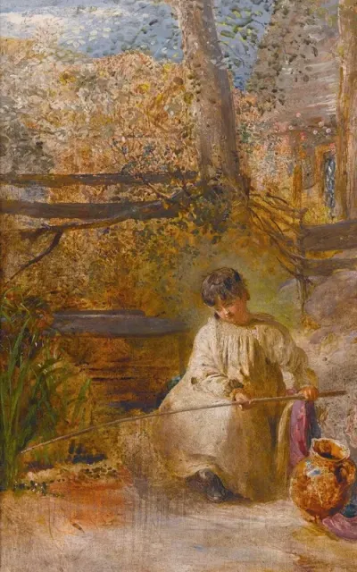 A Boy Fishing