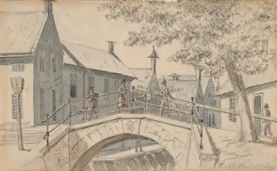 A Bridge Over A Canal In Winschoten