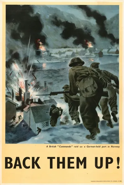 A British Commando Raid On A German Held Port In Norway Back Them Up