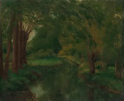 A Brook In A Clearing