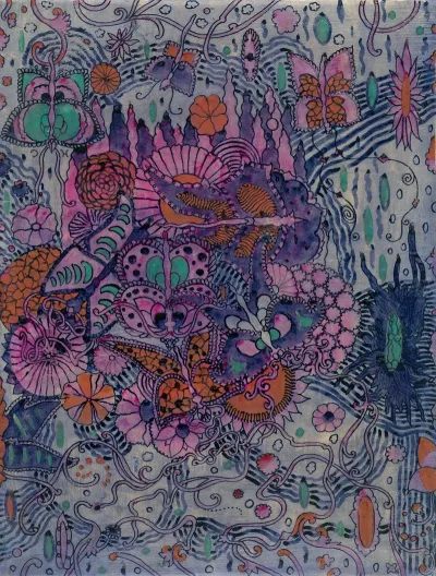 A Butterfly Textile Design For Sefton Fabrics Belfast