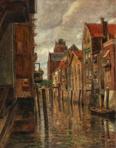 A Canal In Dordrecht