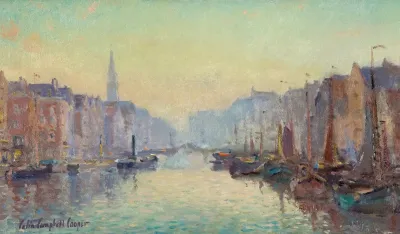 A Canal In Rotterdam