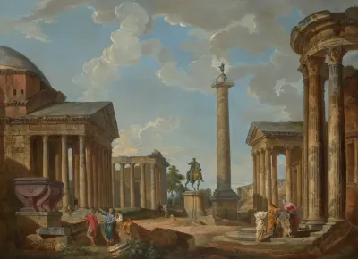 A Capriccio Of Roman Ruins 2