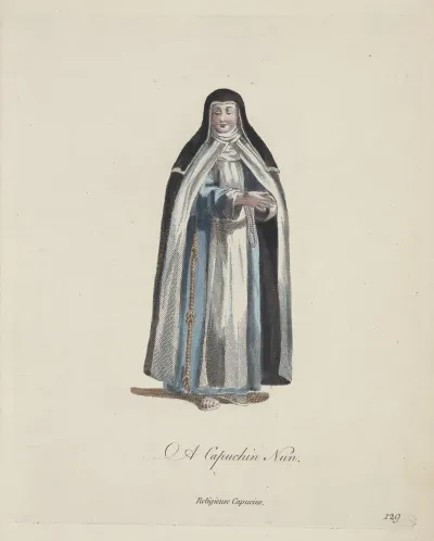 A Capuchin Nun Religieuse Capucine