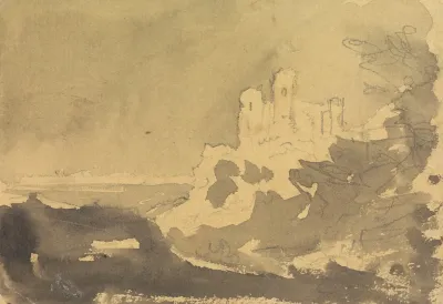 A Castle At The Edge Of A Lake
