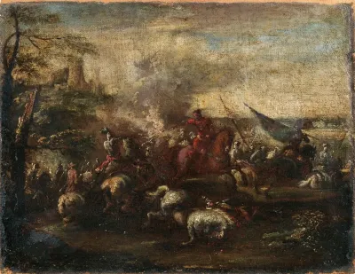 A Cavalry Battle Scene 2