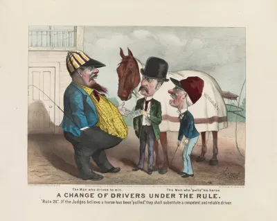 A Change Of Drivers Under The Rule The Man Who Drives To Win The Man Who Pulls His Horse