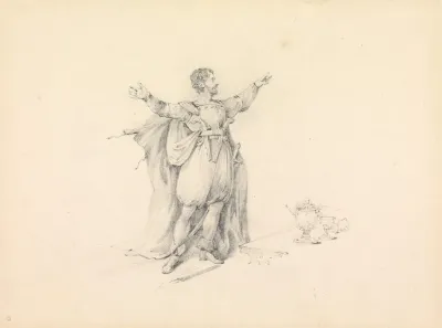 A Character In Renaissance Dress