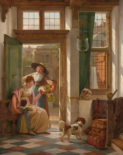 A Cherry Vendor At The Door