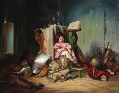 A Child On A Drum