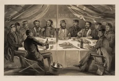 A Christmas Dinner On The Heights Before Sebastopol