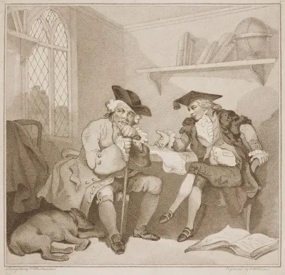 A College Scene Or A Fruitless Attempt On The Purse Of Old Square Toes