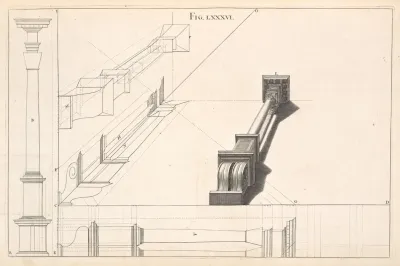 A Column In Horizontal Perspective