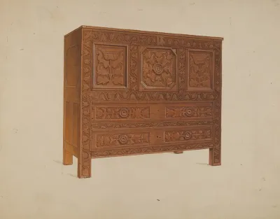 A Connecticut Type Hadley Chest 2