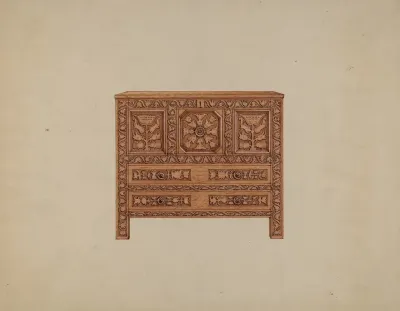 A Connecticut Type Hadley Chest