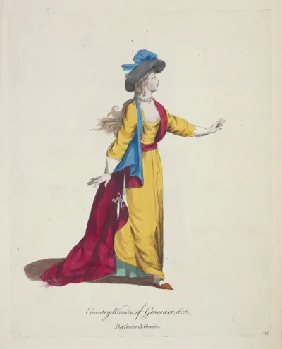A Countrywoman Of Geneva In 1626 Paysanne De Geneve