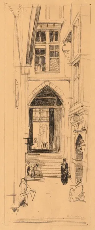 A Courtyard In Cairo