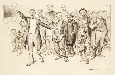 A Crowd Of Men Some Angry And Some Sad Dressed In Once Fine Clothes That Are Not Ragged And In Broken Shoes