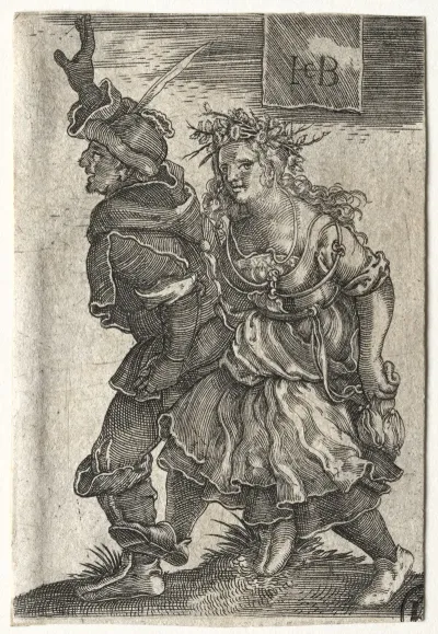 A Dancing Couple Of Peasants