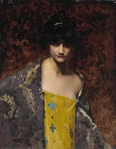 A Dark Haired Beauty