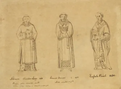 A Deacon Cloisters Leige 1460 Roman Deacon C 1450 English Priest 1480