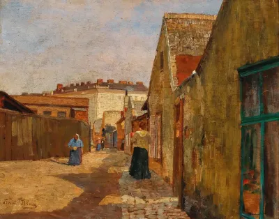 A Dead End Street In Vienna Erdberg