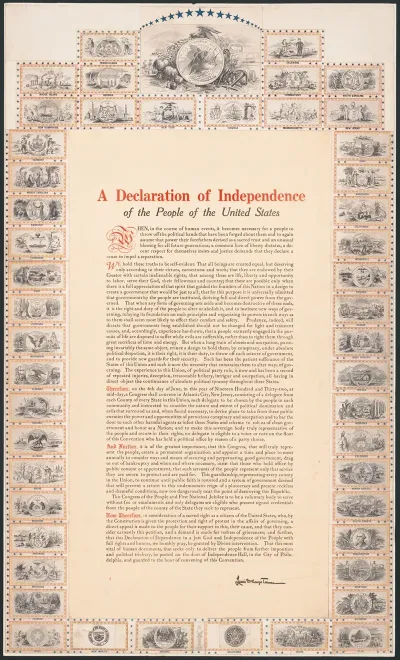 A Declaration Of Independence Of The People Of The United States 2
