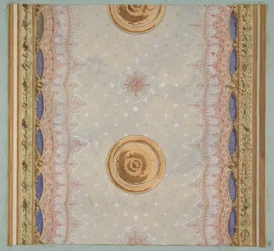 A Design For The Painted Decoration Of A Ceiling Or Walls