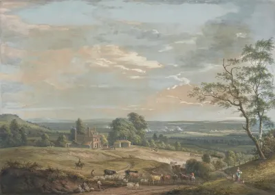 A Distant View Of Maidstone From Lower Bell Inn Boxley Hill 2