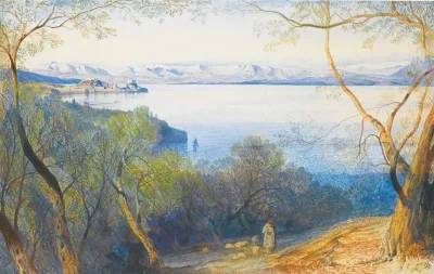 A Distant View Of The Citadel Corfu