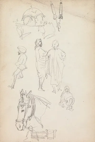 A Doli A Horse And Figure Studies