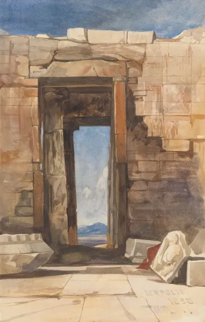 A Doorway In The Acropolis Athens