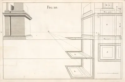 A Dorick Pedestal In Perspective With The Manner Of Avoiding Confusion In Designing The Plans