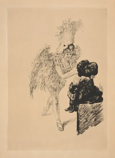 A Drury Lane Avant De Paraitre At Drury Lane Before The Appearance