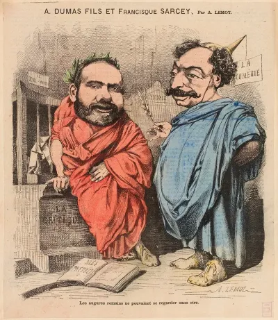 A Dumas Fils Et Francisque Sarcey