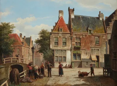 A Dutch Street In Summer