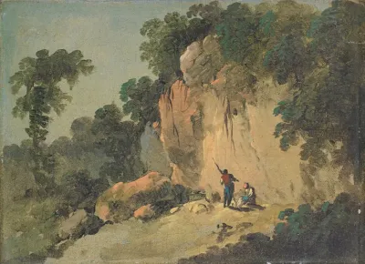 A Falaises Pastoral Landscape