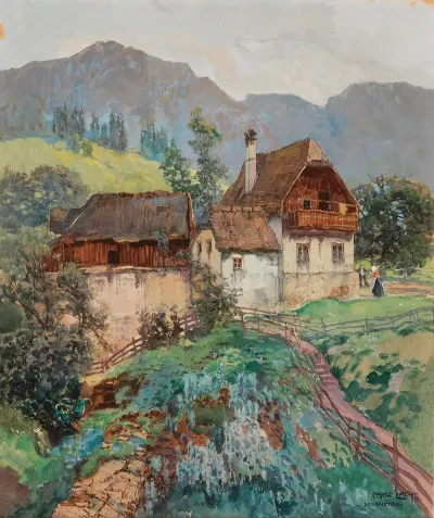 A Farmhouse In Losenstein Near Steyr In Upper Austria